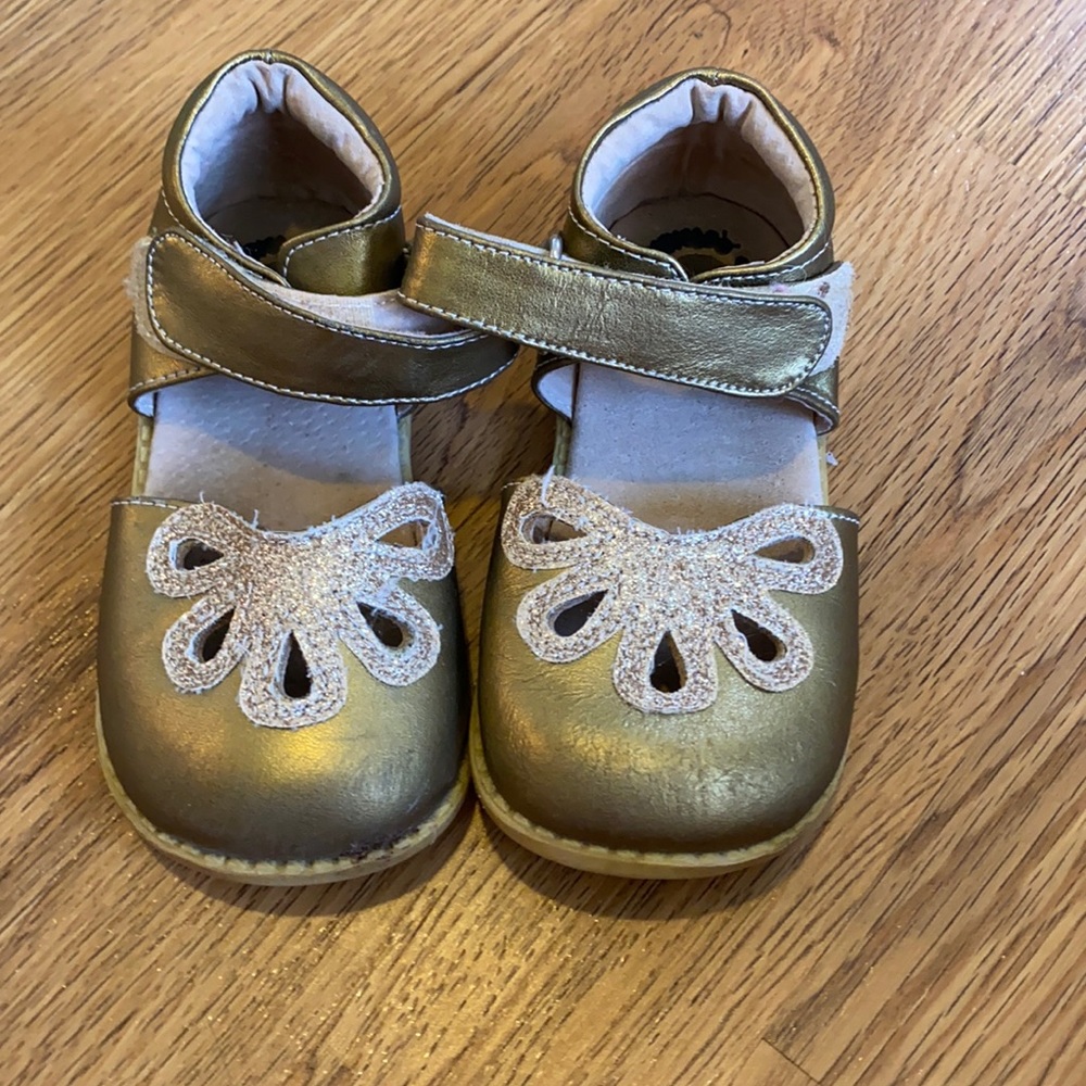 Livie & Luca gold shoes Mary Janes
